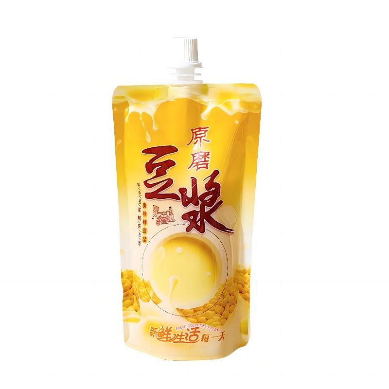 一次性透明自立吸嘴袋（豆?jié){袋打包袋）