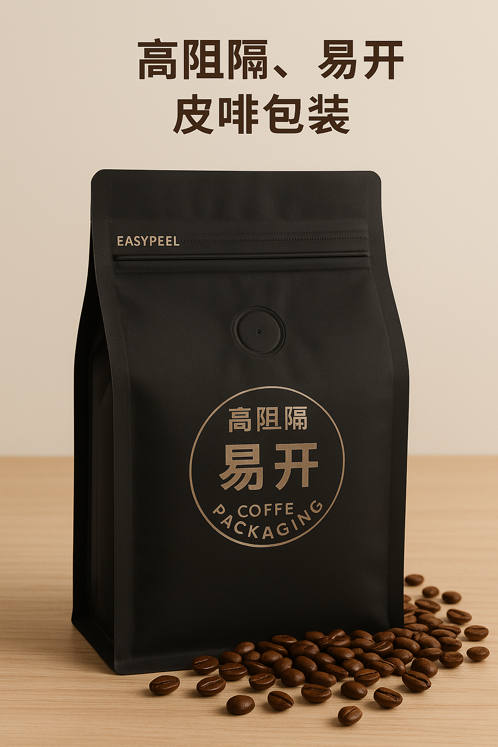 高阻隔咖啡包裝結(jié)構(gòu)示意：復(fù)合膜與密封效果