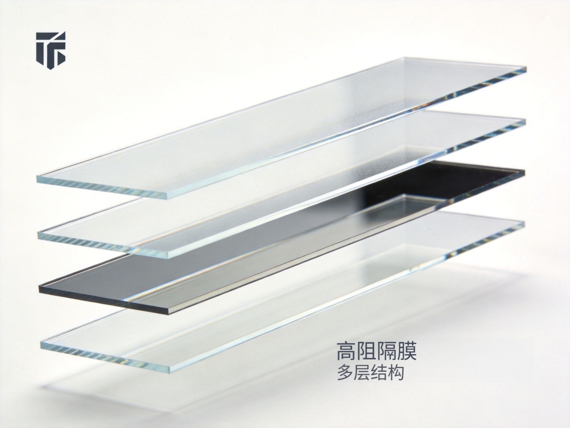 高阻隔復合膜多層結構示意，展示外層印刷層阻隔層與內層熱封層在食品軟包裝中的作用