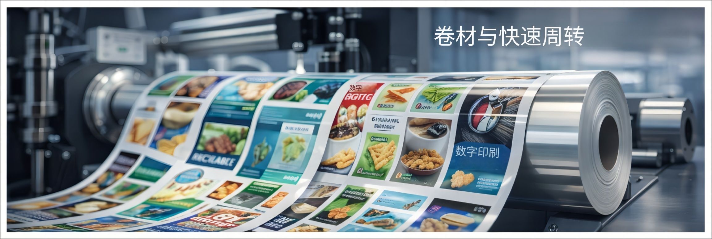 軟包裝卷膜與數(shù)碼印刷短版快反生產(chǎn)場景